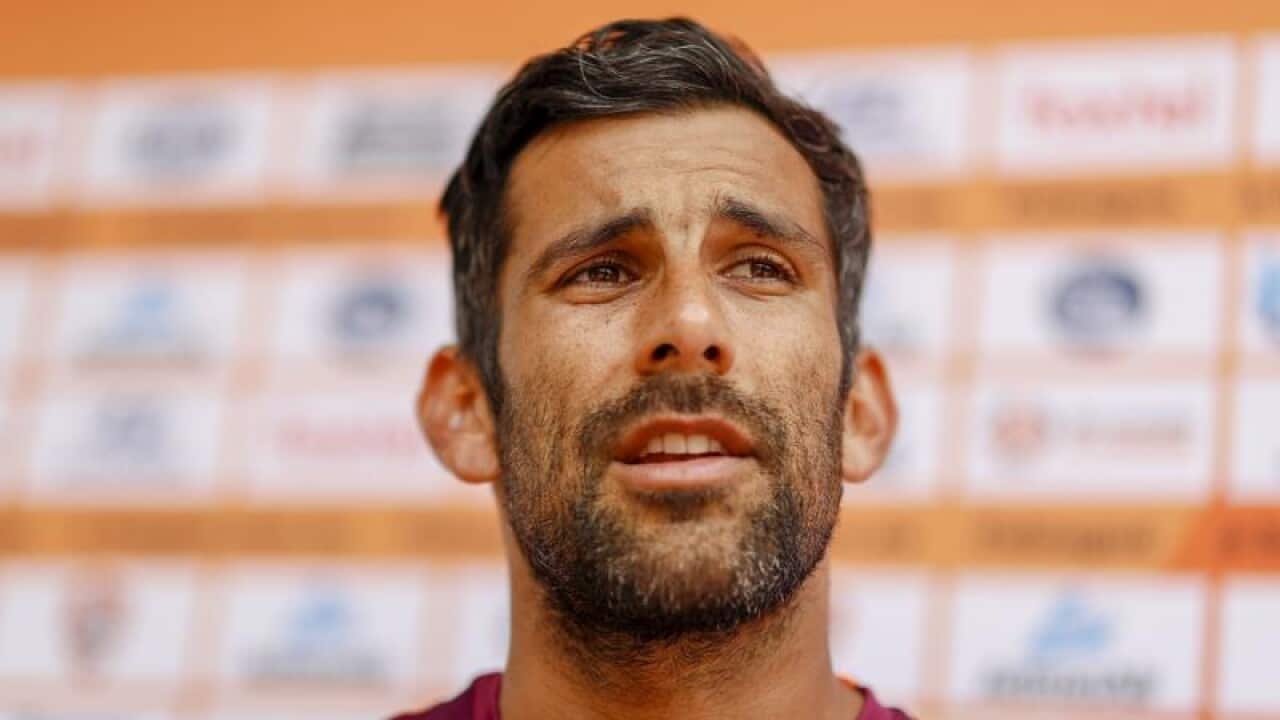 Roar goalkeeper Jamie Young was taken aback by a racist remark made by a spectator in Mudgee.