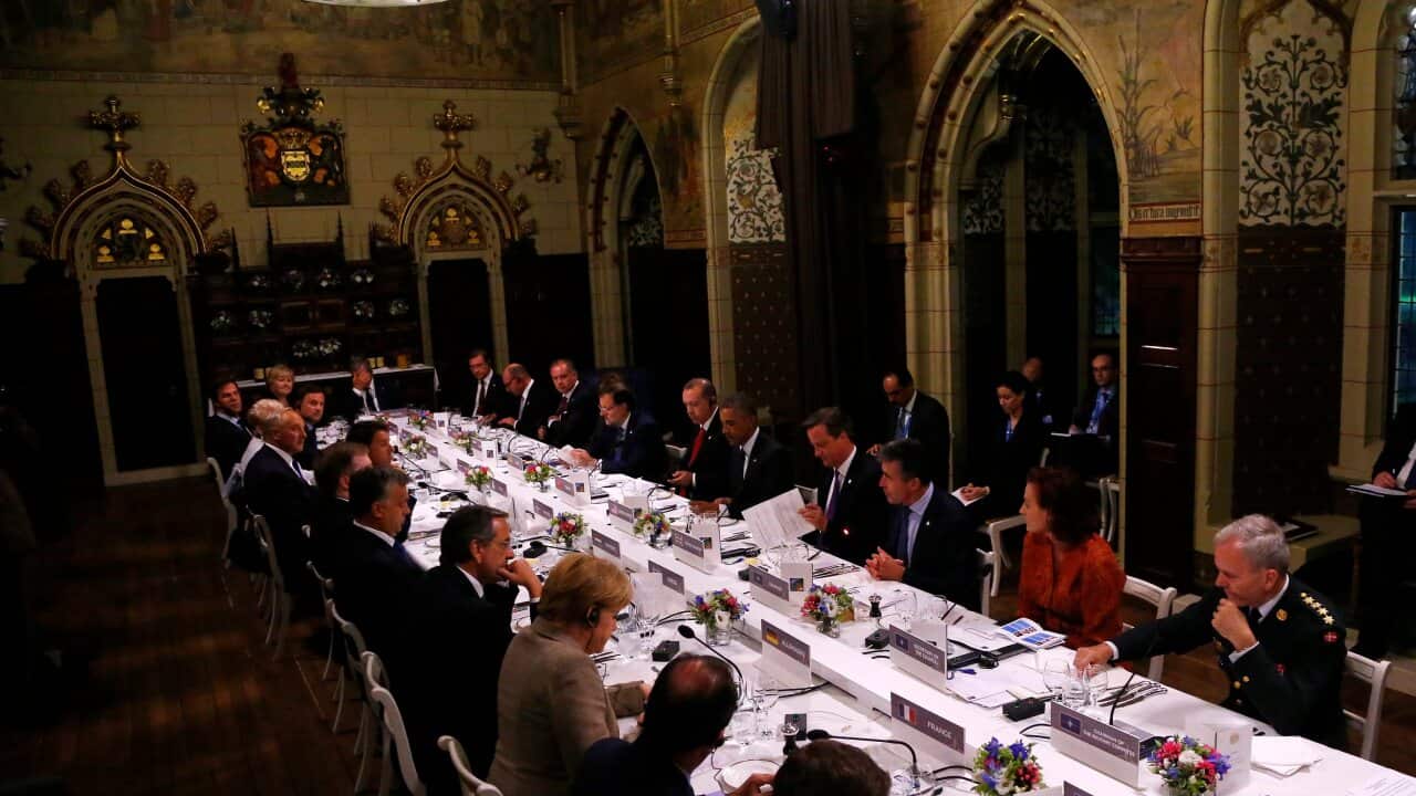 NATO leaders at dinner in Wales AAP.jpg