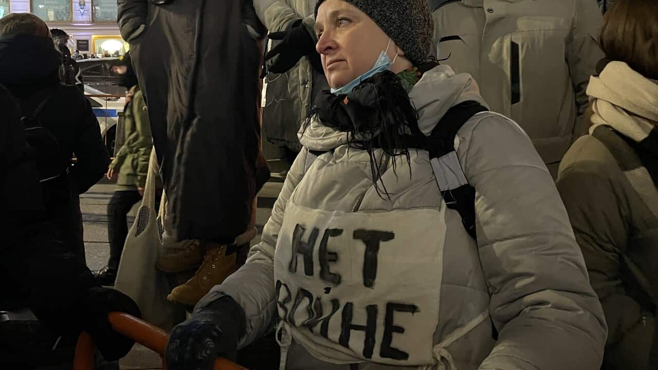 Protesters in Russia