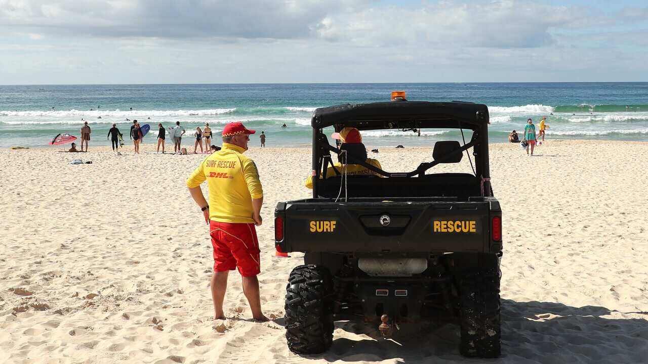 Lifesavers at Bondi Beach in Sydney