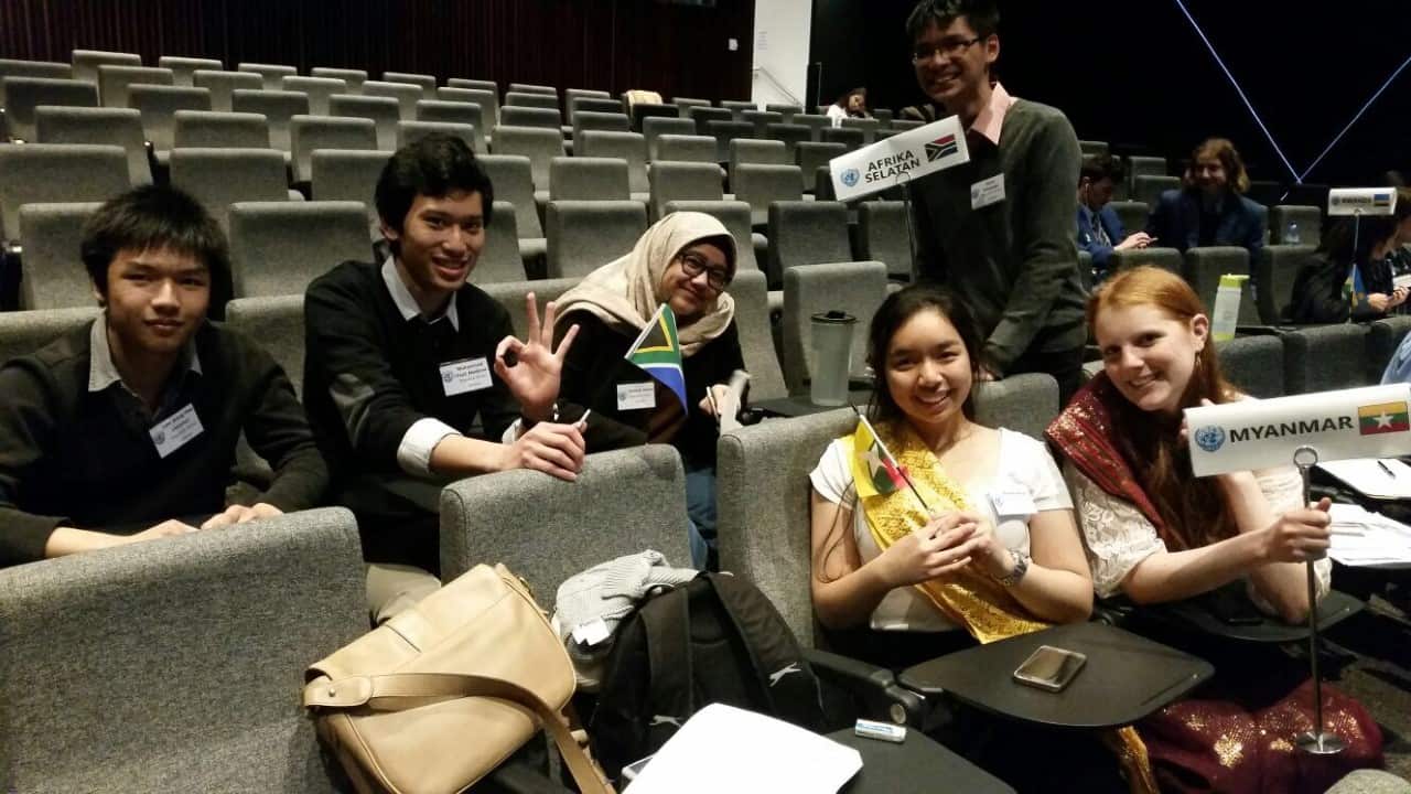 VSL students participating in UN Debate