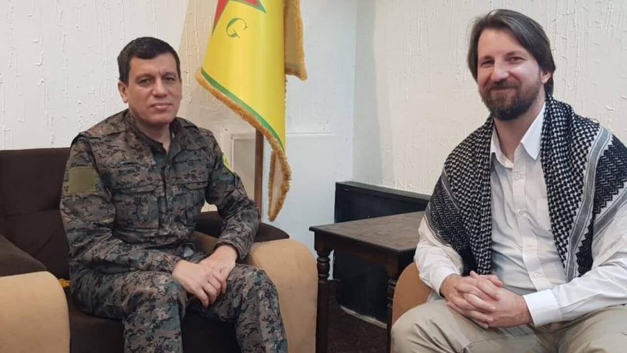 Gen Mazloum Kobani and Wladimir Van Wilgenburg