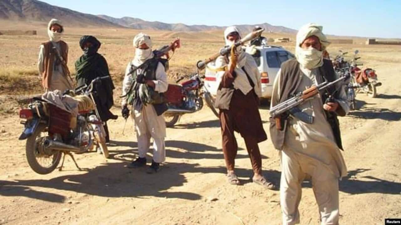 Taliban fighters in Afghanistan