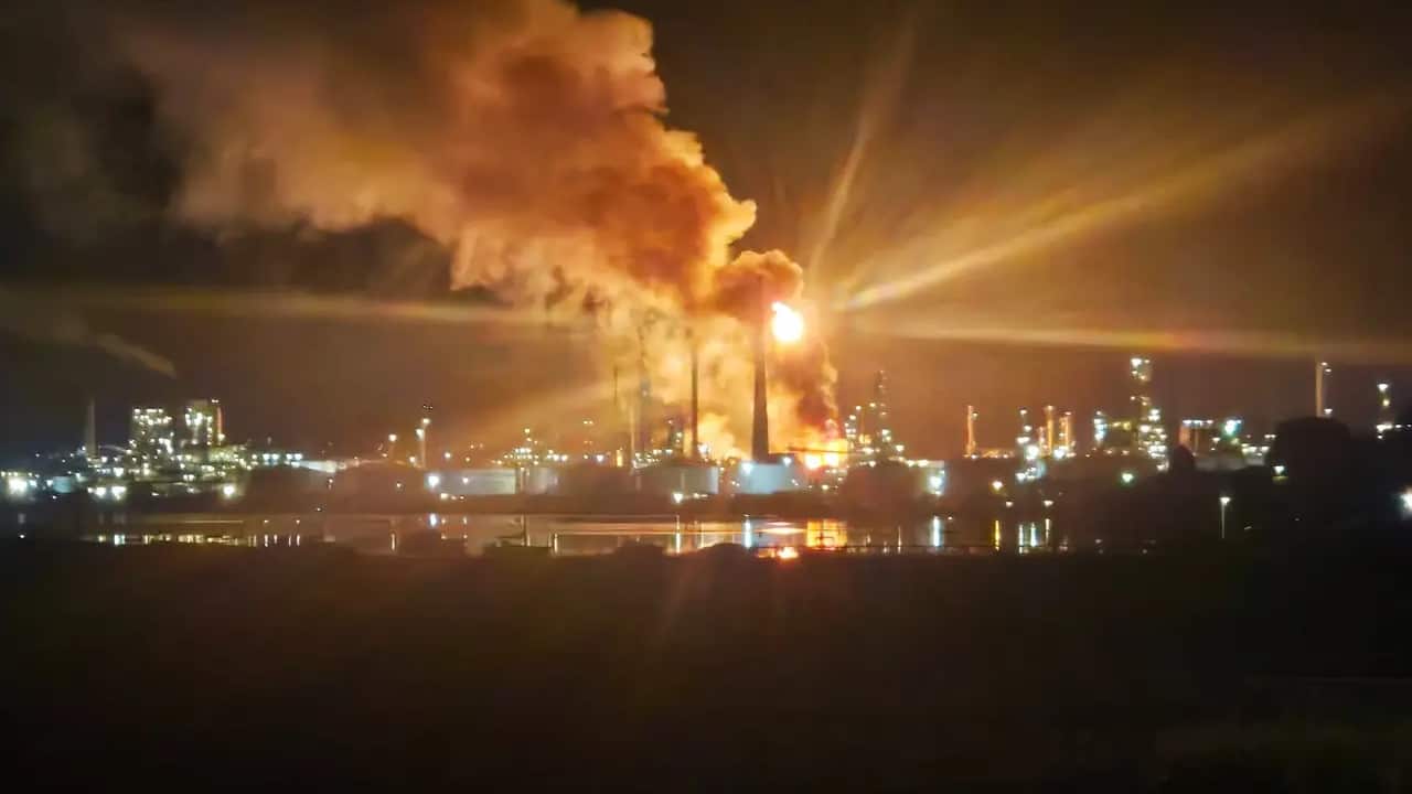 Viva Energy Geelong fire