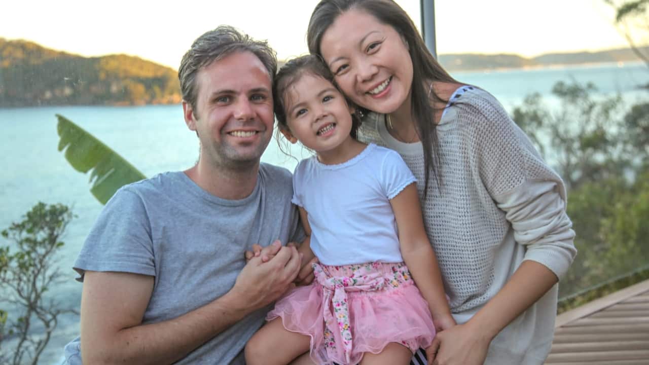 Lillian with her family