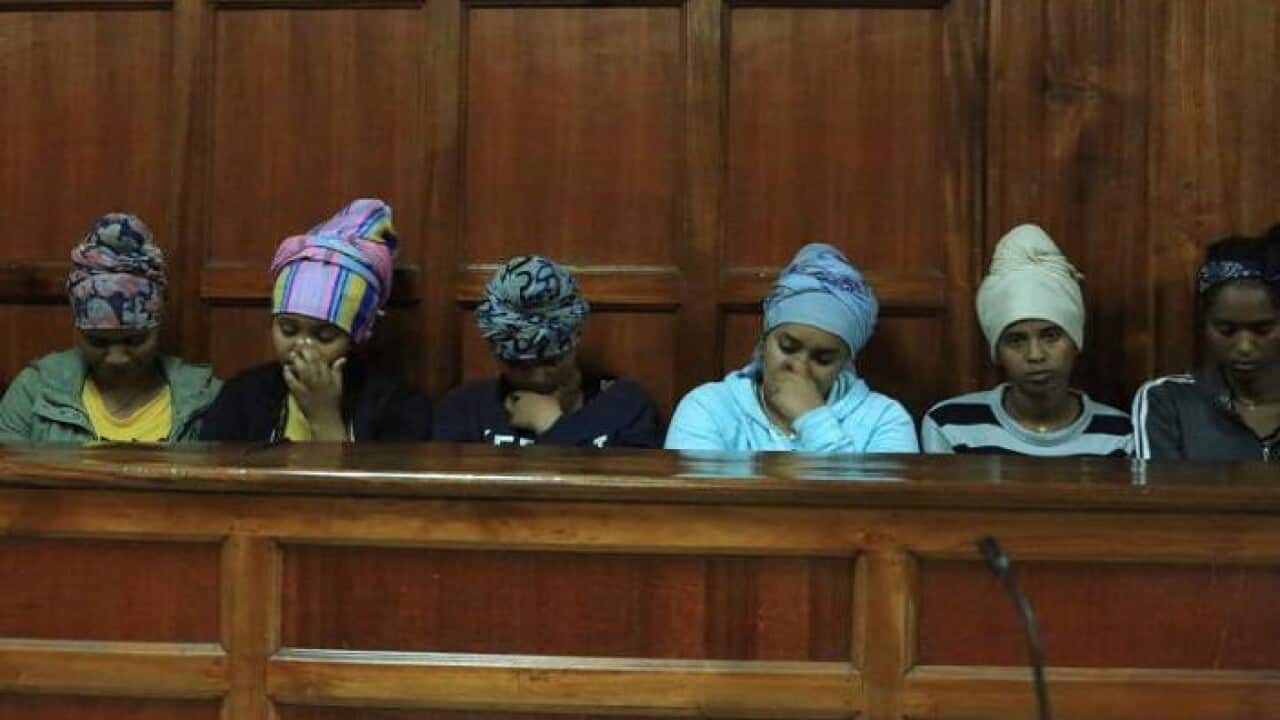 Eritrean girls in Kenyan court