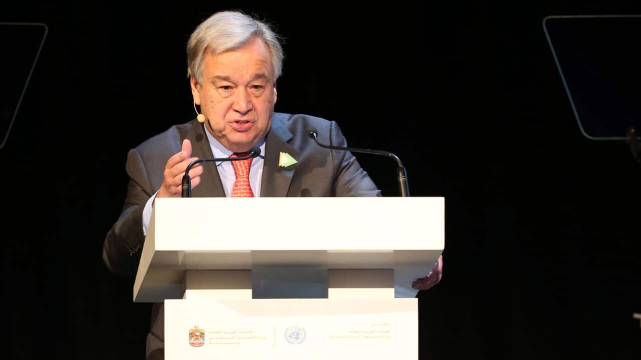 UN chief Antonio Guterres has urged action to avert a climate change ‘catastrophe’.