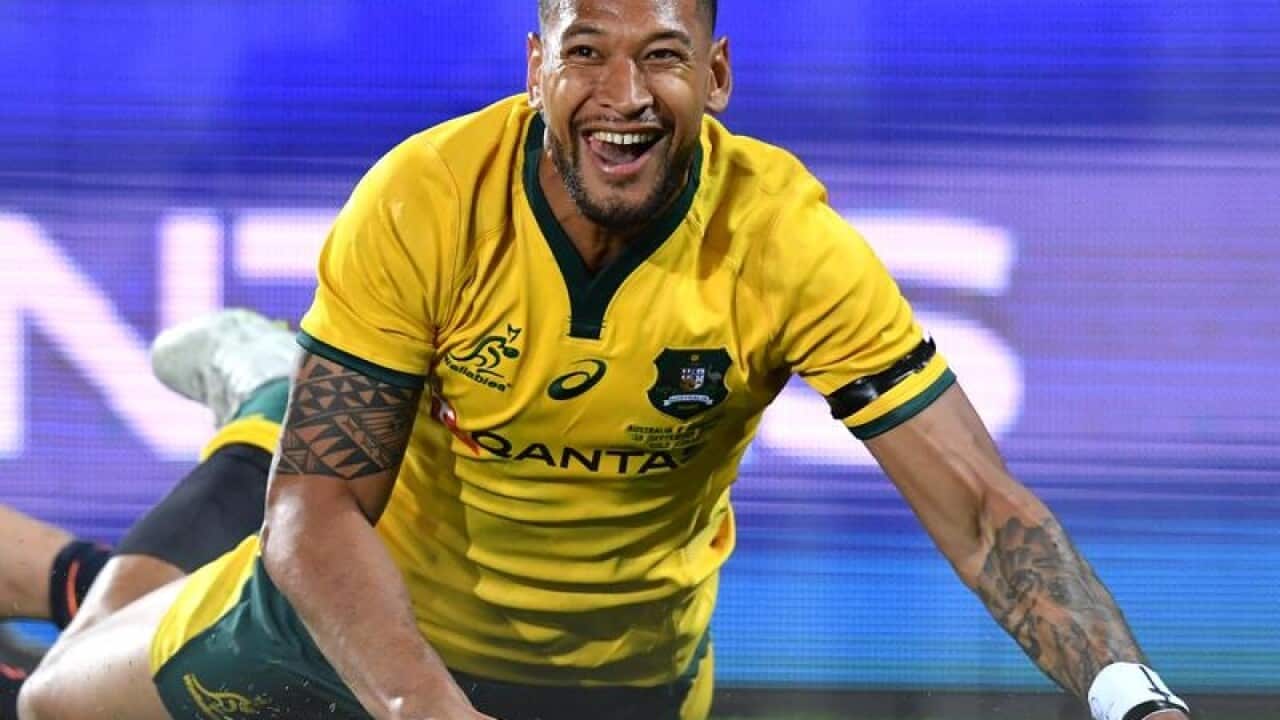 Wallabies star Israel Folau