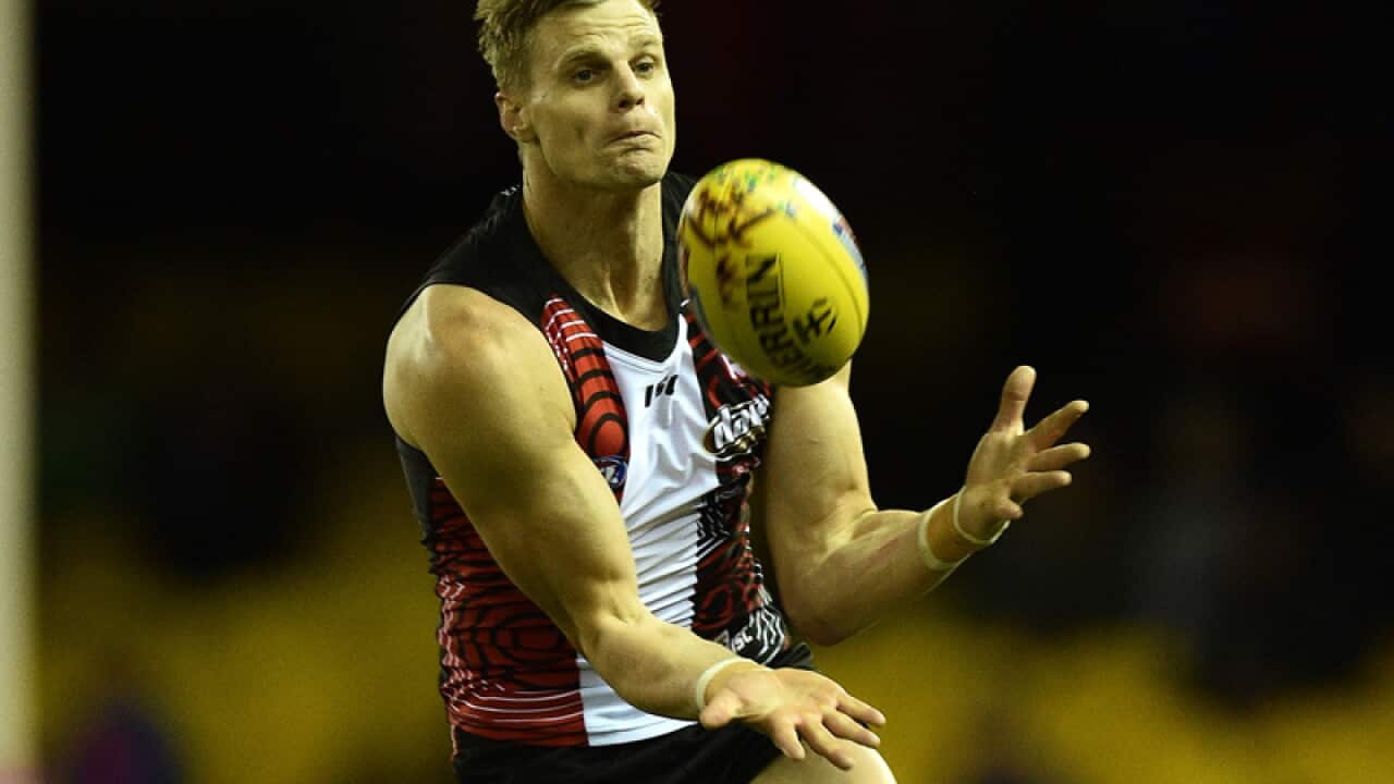 Nick Riewoldt of the Saints
