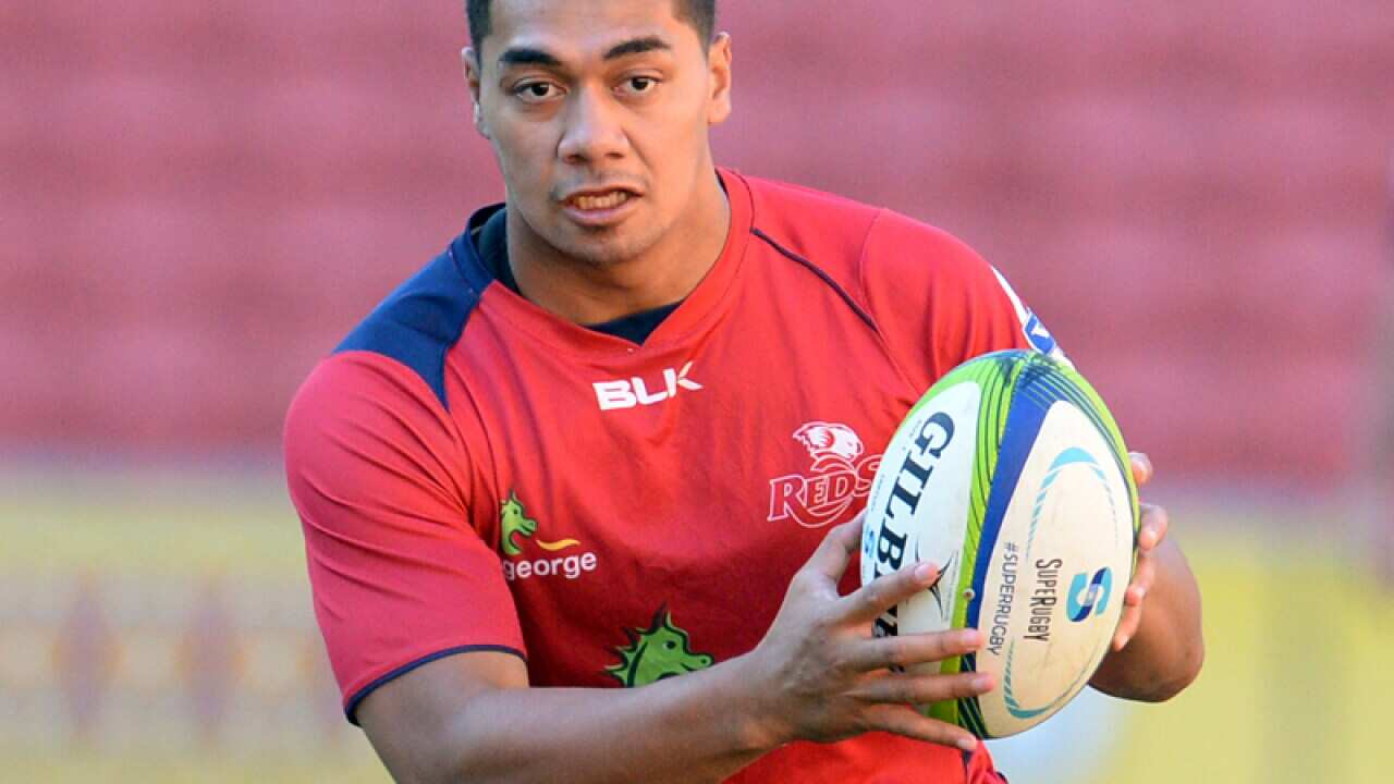 Queensland Reds player Chris Feauai-Sautia
