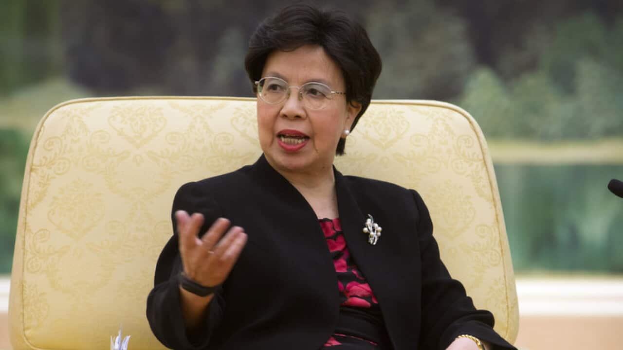 Chinese President Xi Jinping meets World Health Organization Director-General Margaret Chan In Beijing