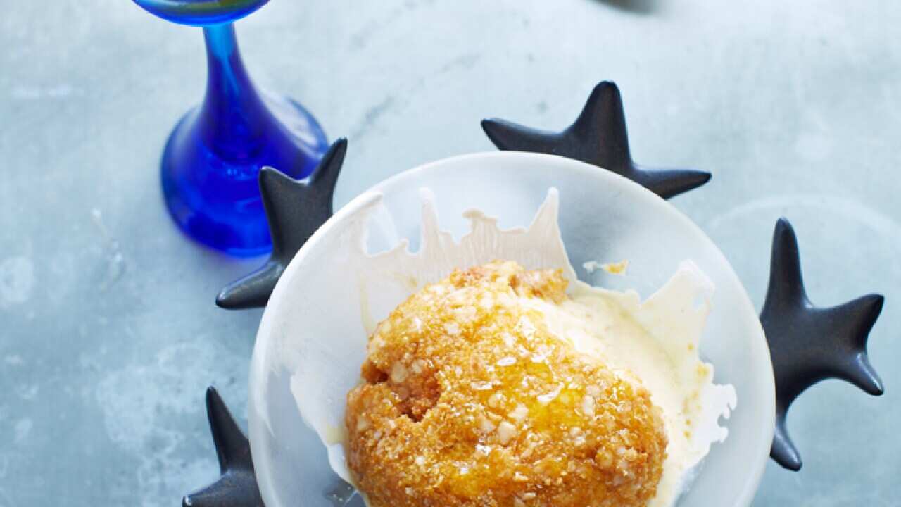  Fried cinnamon ice-cream
