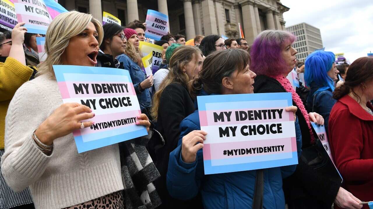 Other states are being urged to follow Tasmania's lead to give parents the option of leaving gender off their baby's birth certificate.