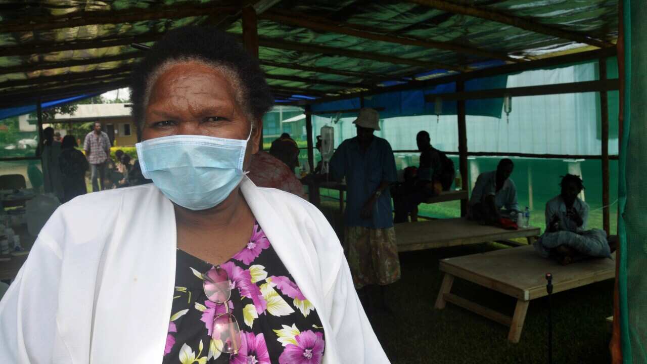 Sister Lorna Yokowar a nurse at Daru hospital in Papua New Guinea.