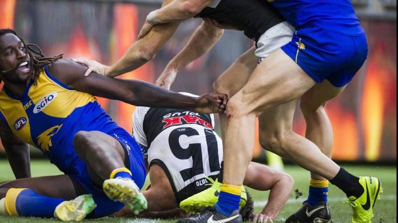 Nic Naitanui of the Eagles.