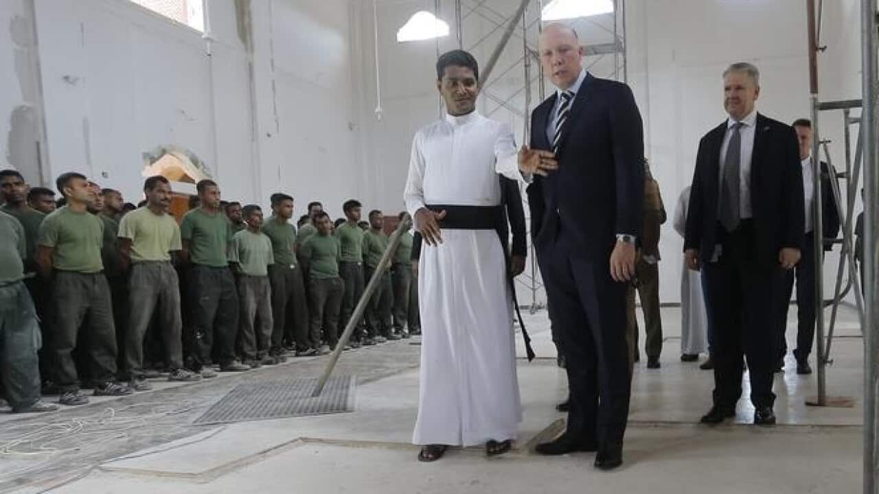Peter Dutton visits St Sebastien church in Negombo