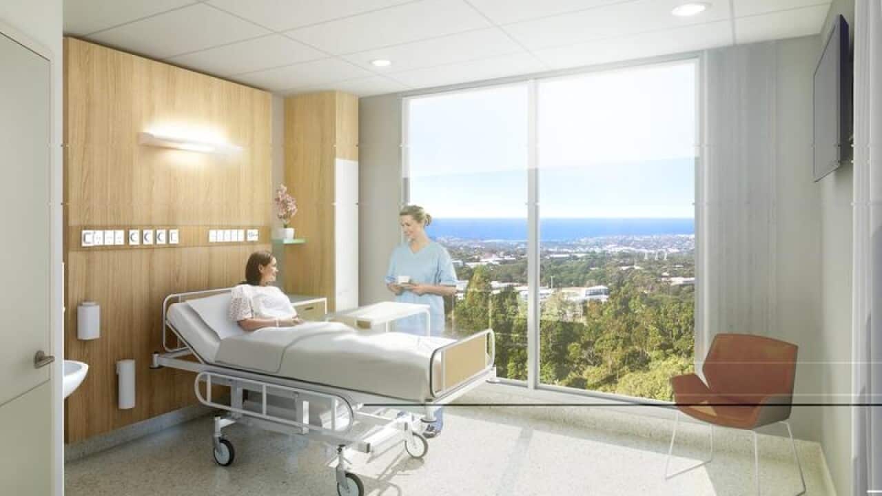 An image of the Northern Beaches hospital.