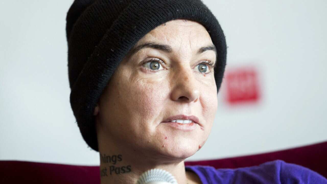 Irish singer Sinead O'Connor