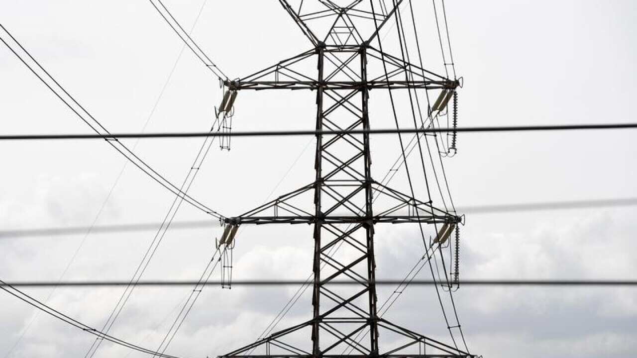 An electricity tower