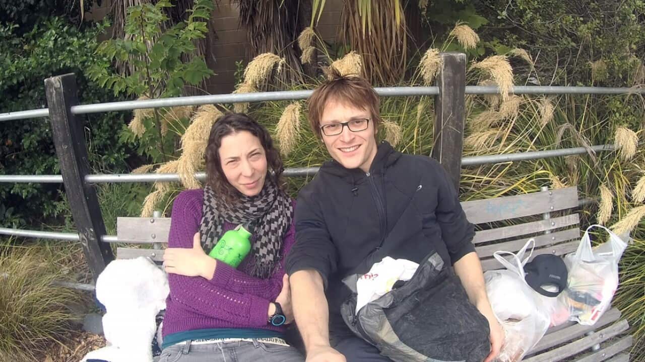 Image from New Zealand Police on August 26, 2016 shows Czech hiker Pavlina Pizova and her partner Ondrej Petr