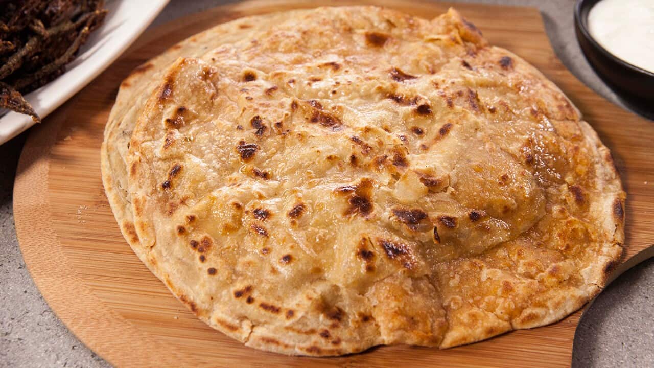 Home-made parantha