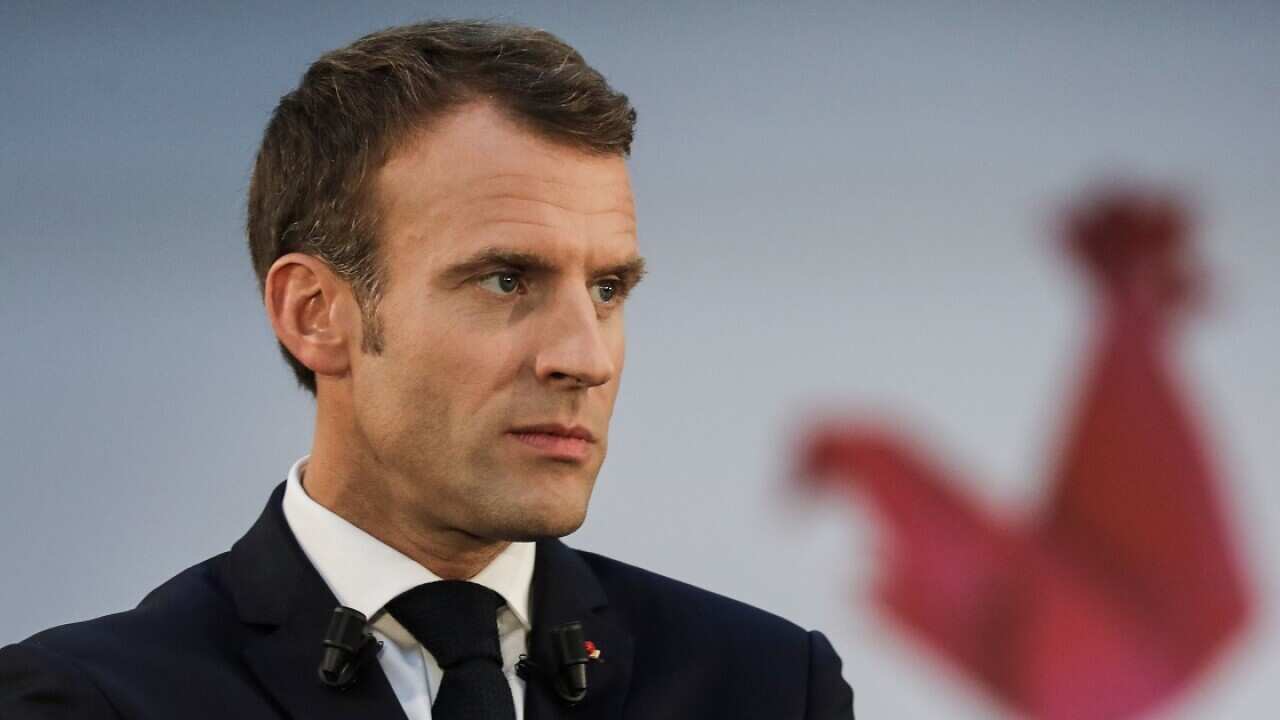French President Emmanuel Macron in Paris.