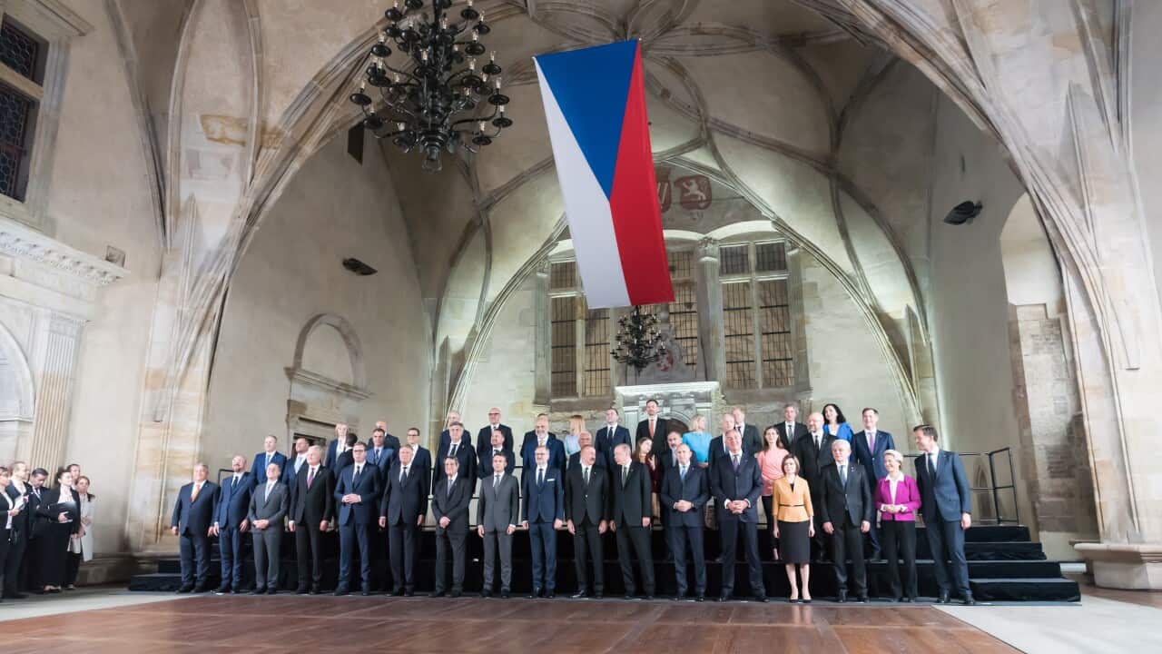 European Political Community summit in Prague, Czech Republic - 06 Oct 2022
