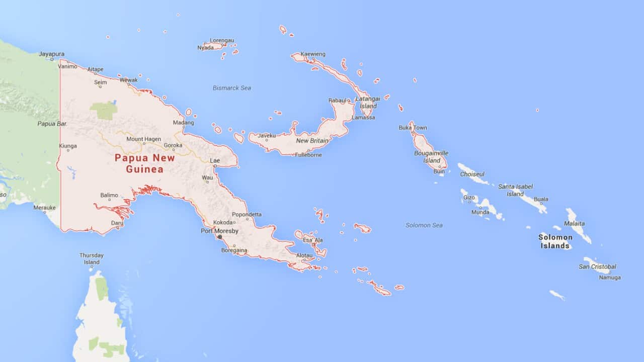 PNG map
