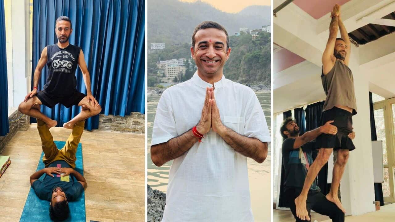 Yoga instructor Yuvraj Raval