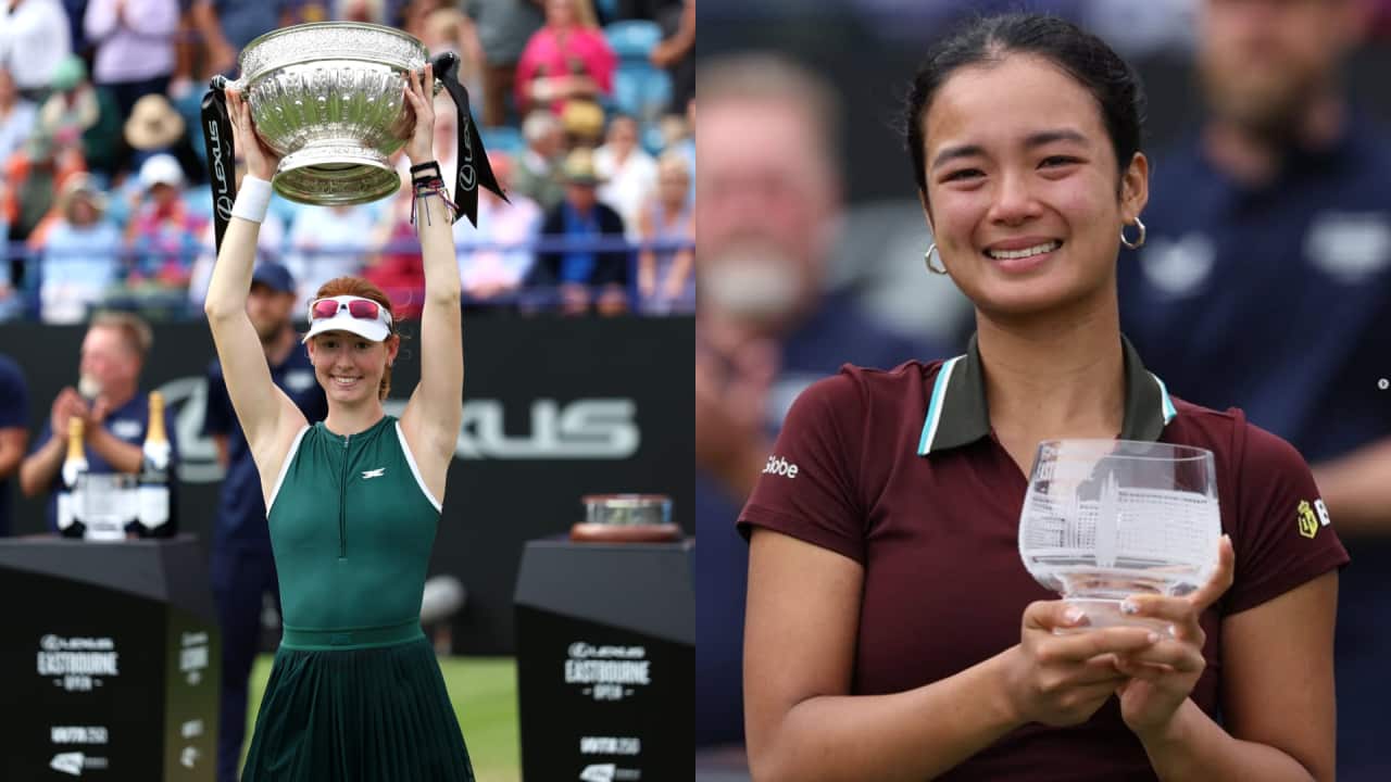 Australian Maya Joint beats Filipina tennis sensation Alex Eala to win the Eastbourne title ahead of Wimbledon.