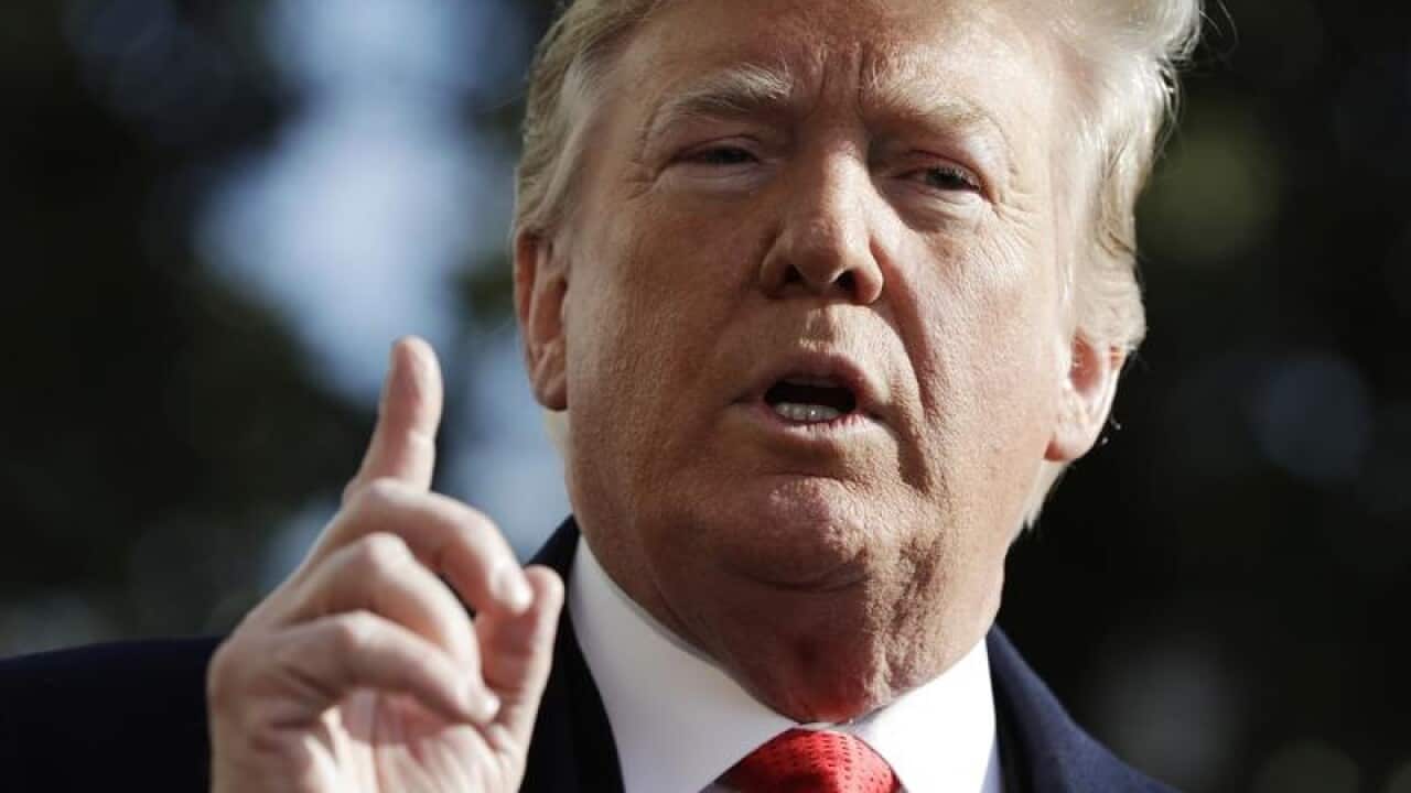 A file image of President Trump