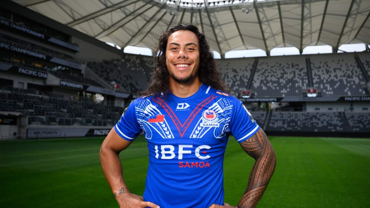 Jarome Luai of Toa Samoa