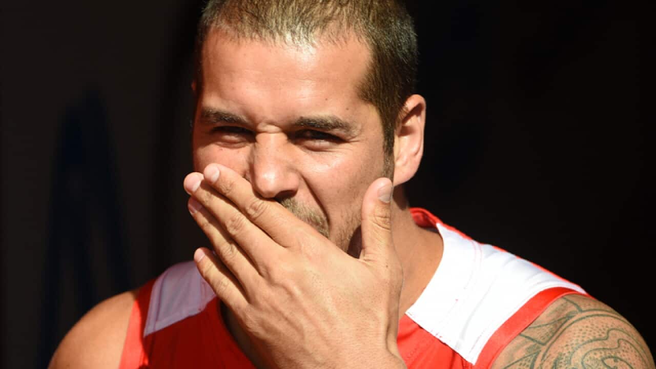Sydney Swans player Lance Franklin
