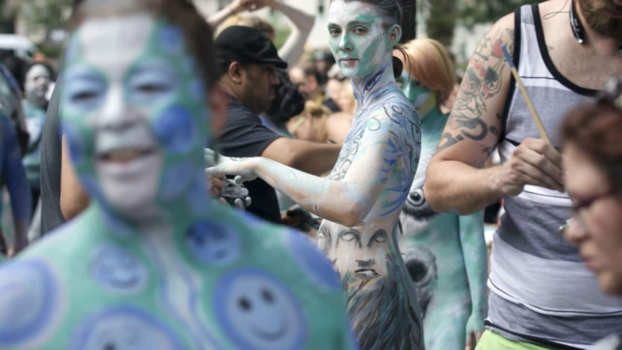 Inaugural Bodypainting Day, New York