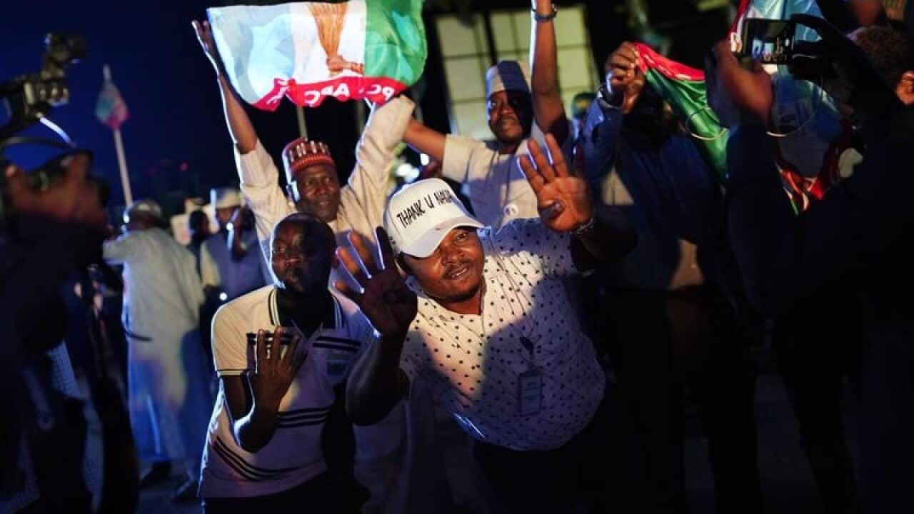 Supporters of Incumbent President Muhammadu Buhari