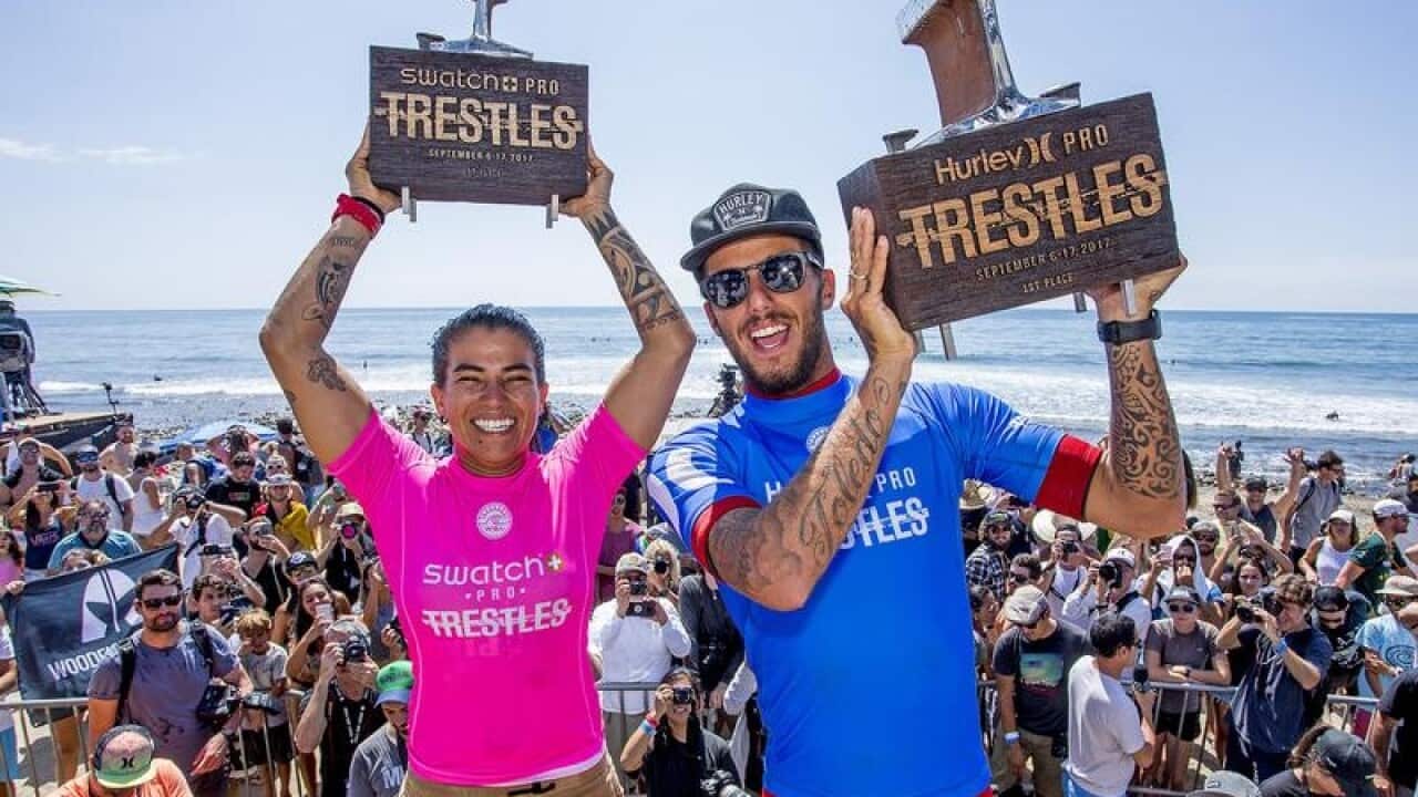 Felipe Toledo and Silvana Lima of Brazil