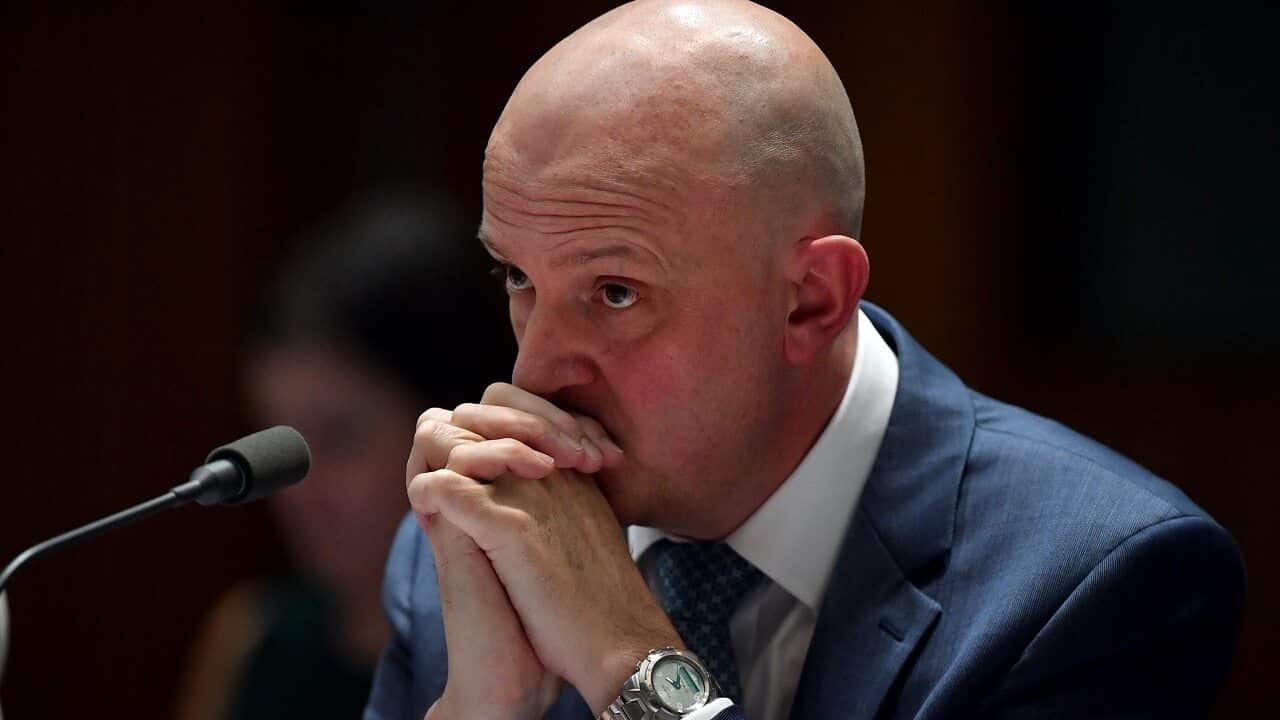 Director-General of the Australian Security Intelligence Organisation (ASIO) Mike Burgess speaks in Canberra.