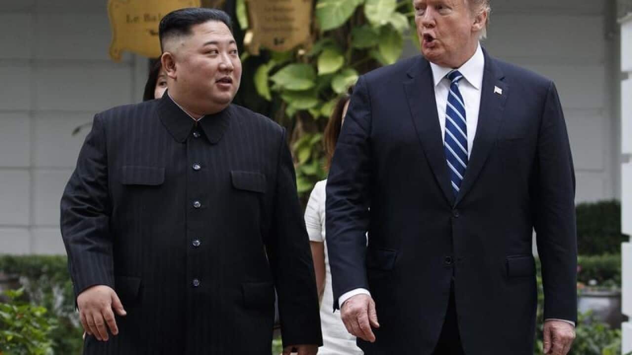 President Donald Trump and North Korean leader Kim Jong Un