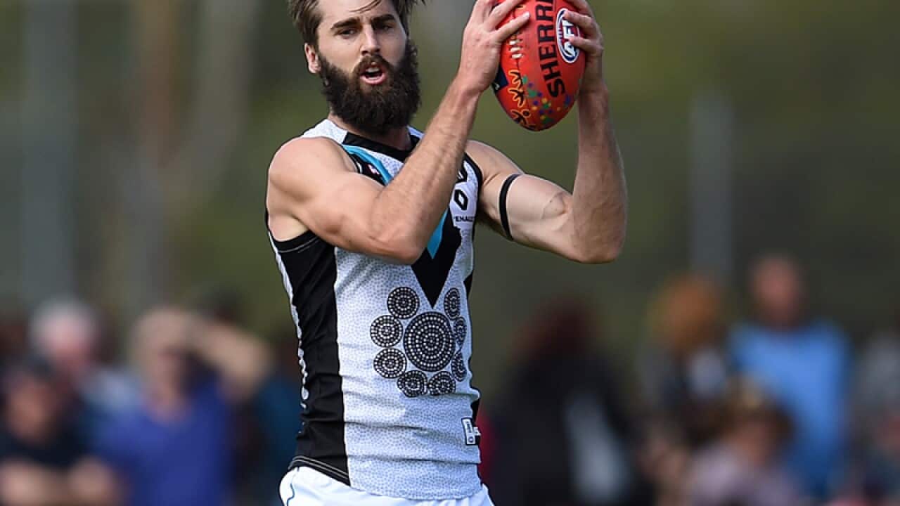 Justin Westhoff of the Port Adelaide Power