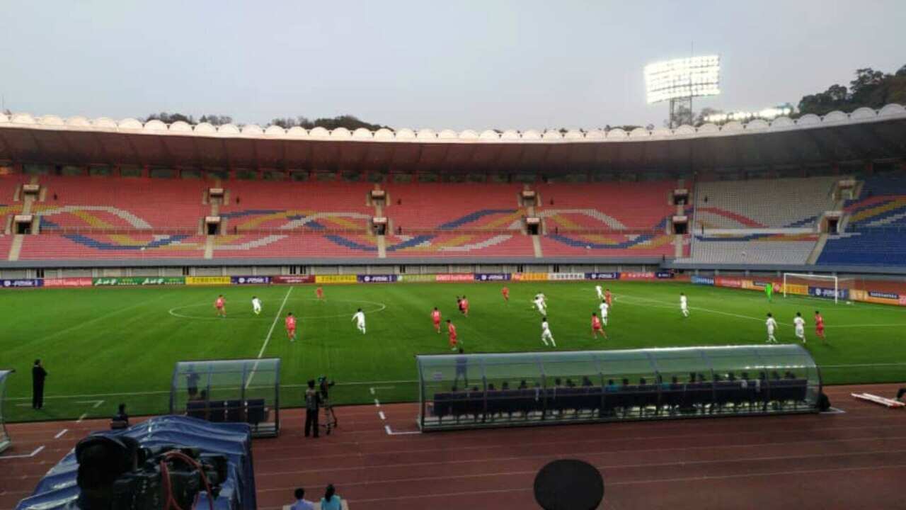 Bizarre Korean derby in Pyongyang ends in stalemate with no spectators at all