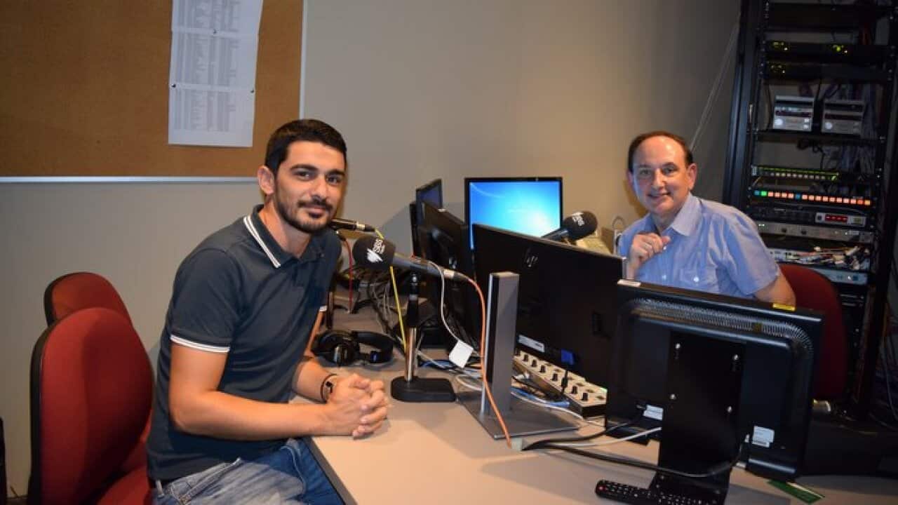 Gabriel Schembri and Joe Axiaq at SBS