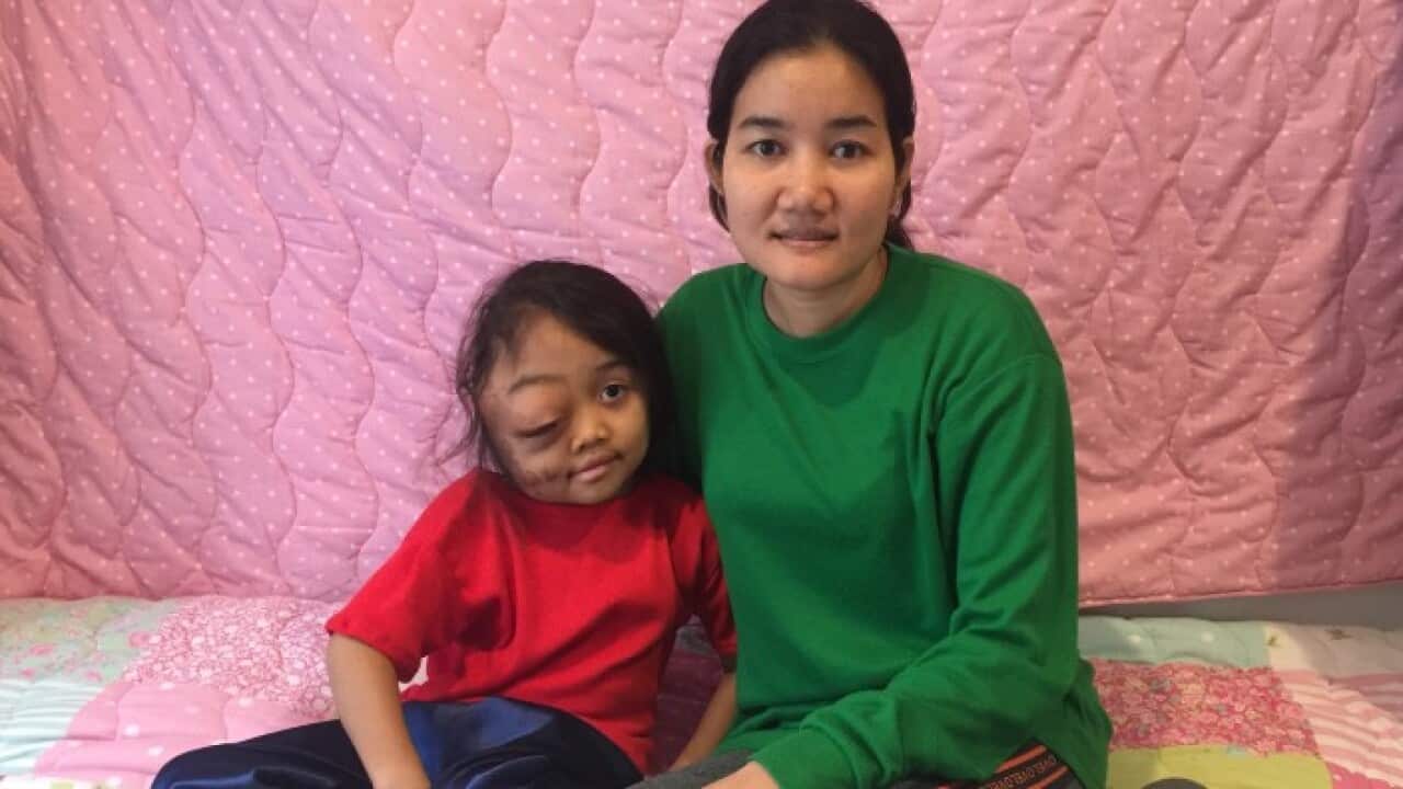 LyLy and her mother Rotha at Children First Foundation in Australia