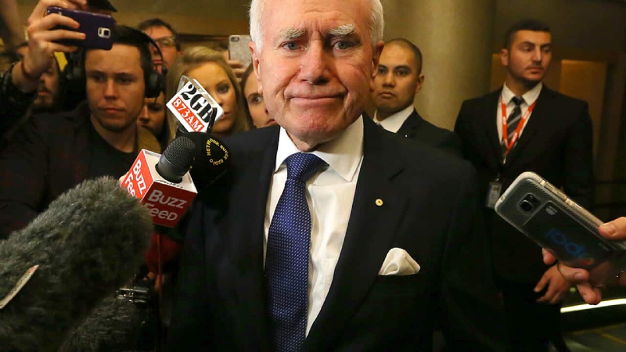 Former Australian Prime Minister John Howard