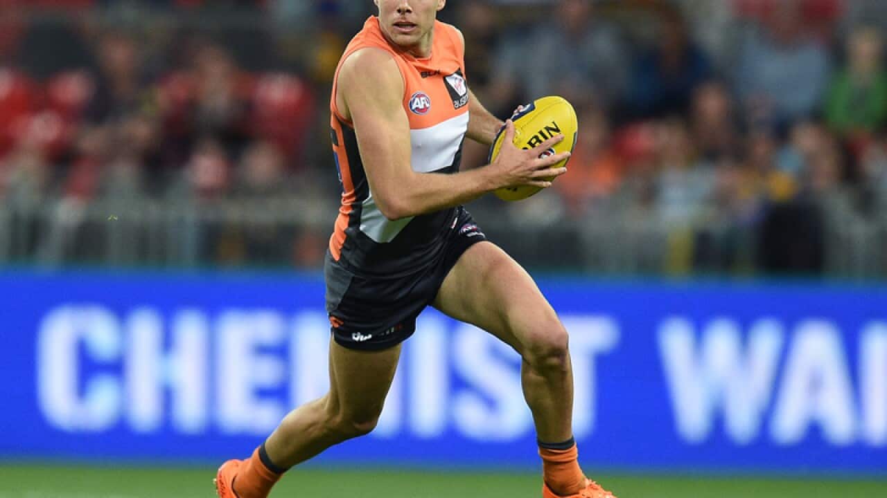 Josh Kelly of the Giants