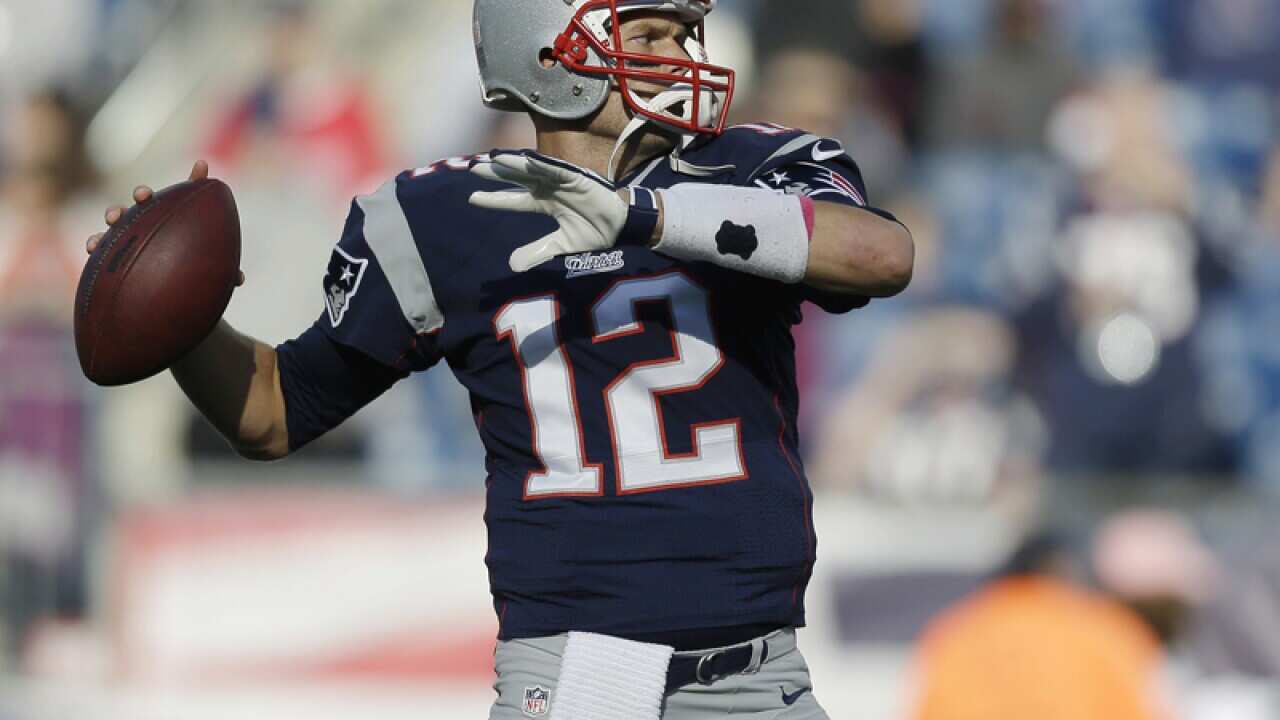 New England Patriots quarterback Tom Brady in action.
