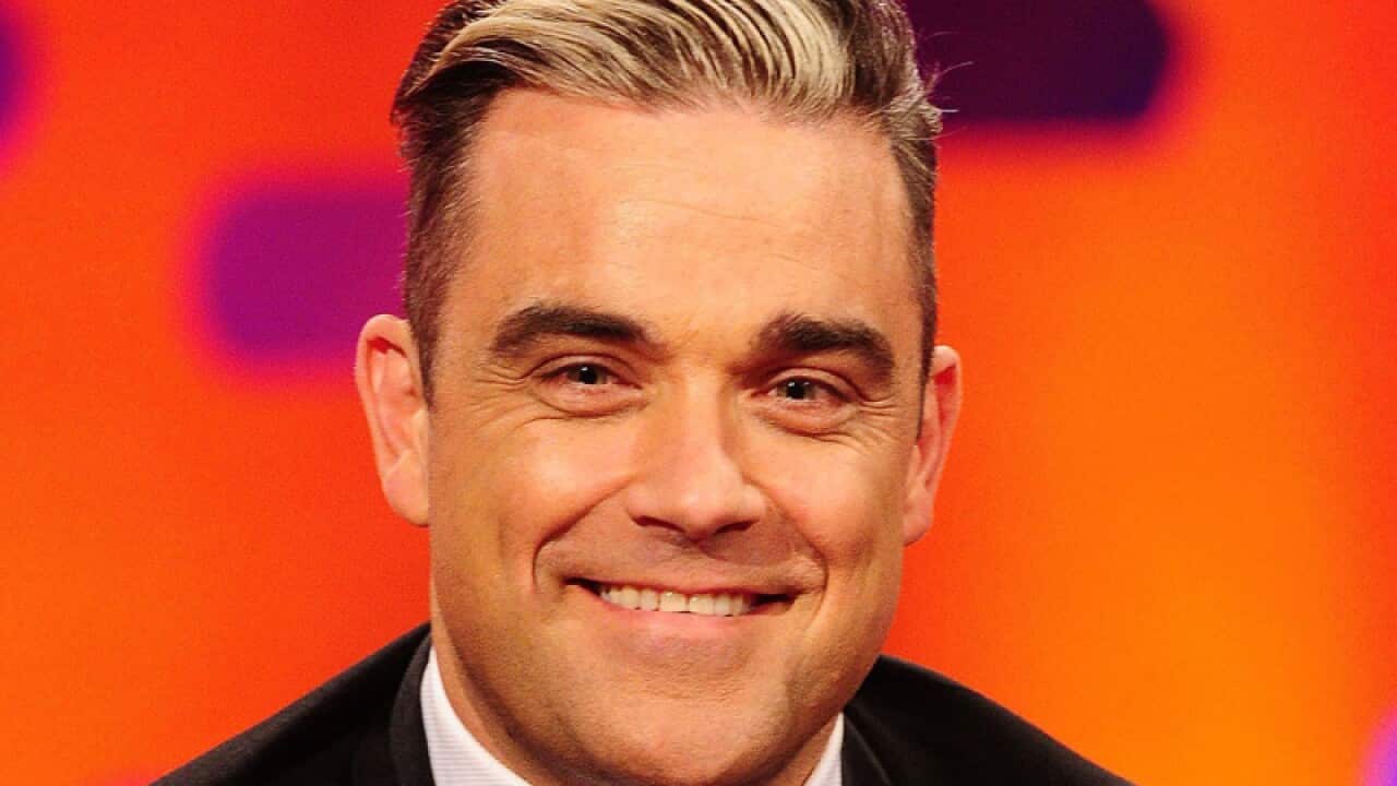British singer Robbie Williams