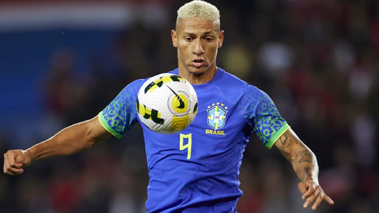 Football player in action