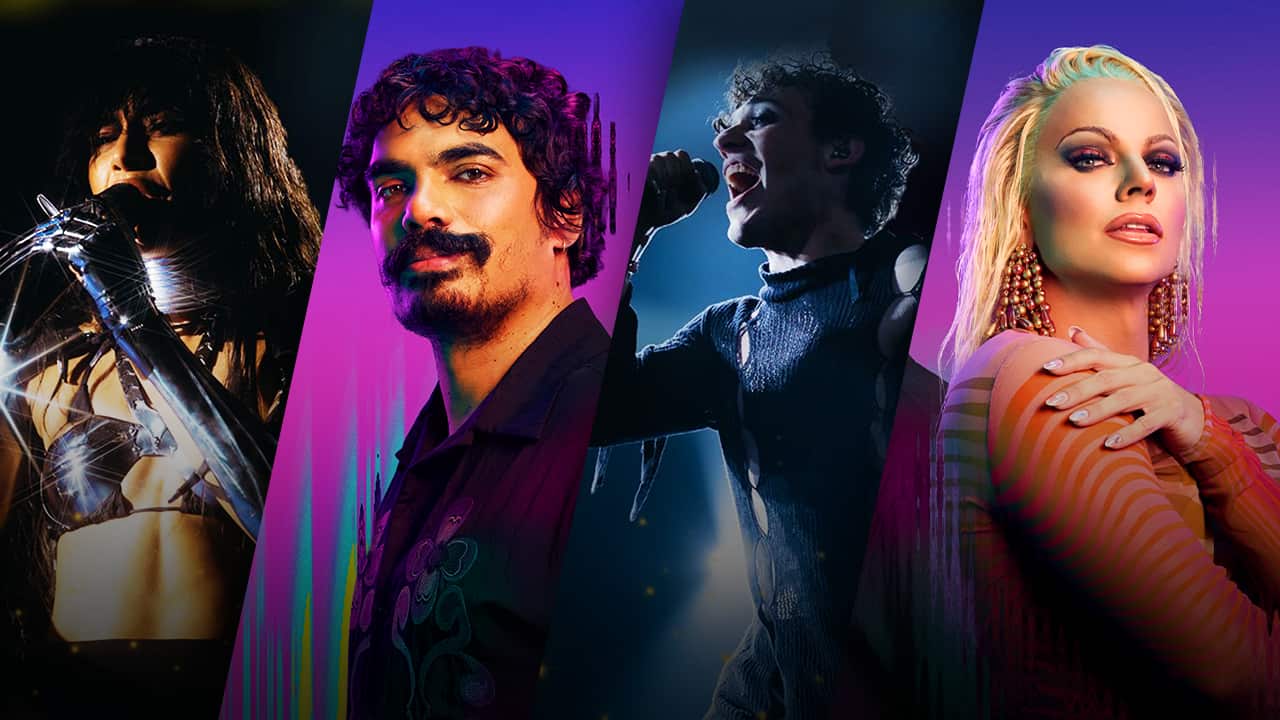 Courtney Act and Tony Armstrong will take the helm of the commentary booth in their inaugural year at the 69th Eurovision Song Contest.