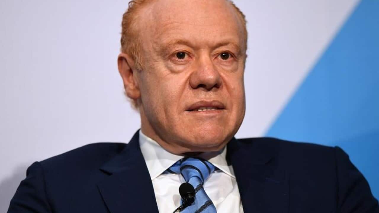 A file image of Anthony Pratt, Visy Industries executive chairman.