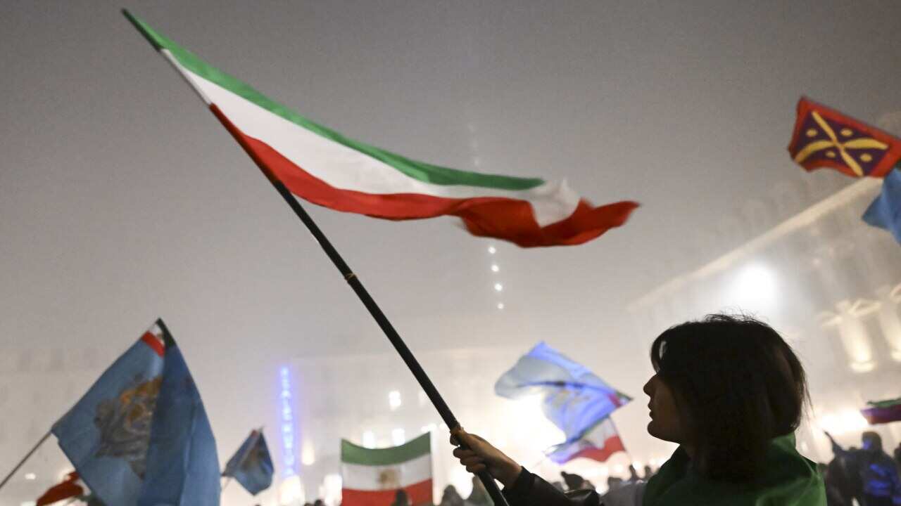 Italy: Demonstration in support of freedom against the theocratic regime in Iran